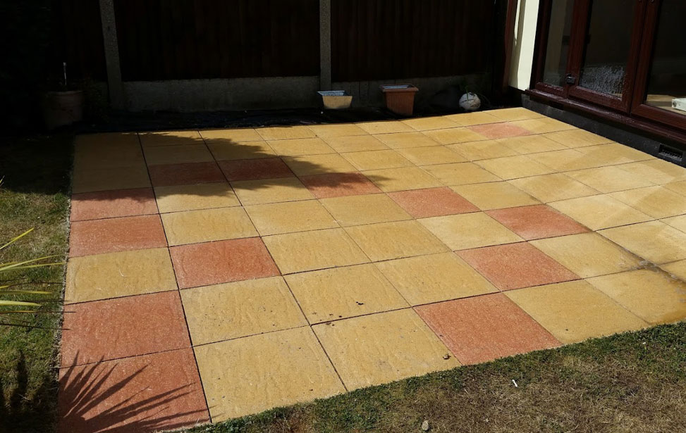 Removing Black Spots from Patios After