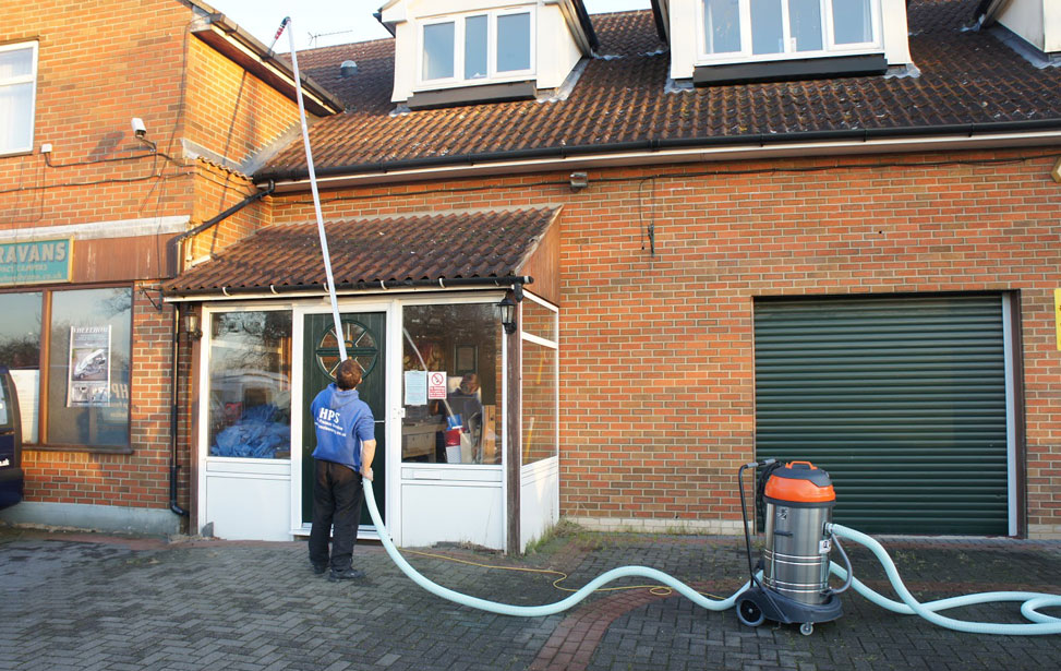 Gutter Cleaning From The Ground