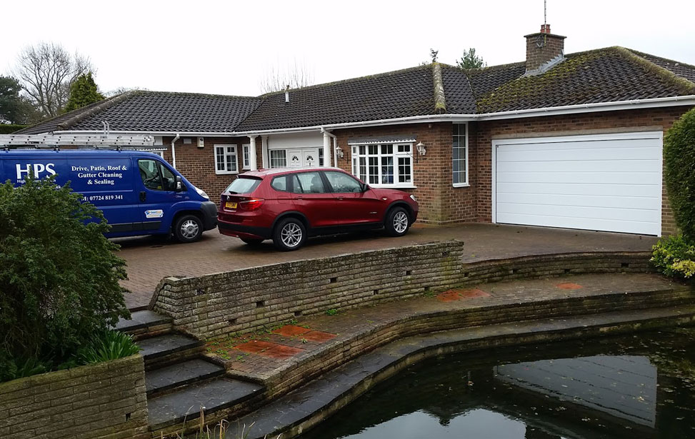 Roof Cleaning Services Before