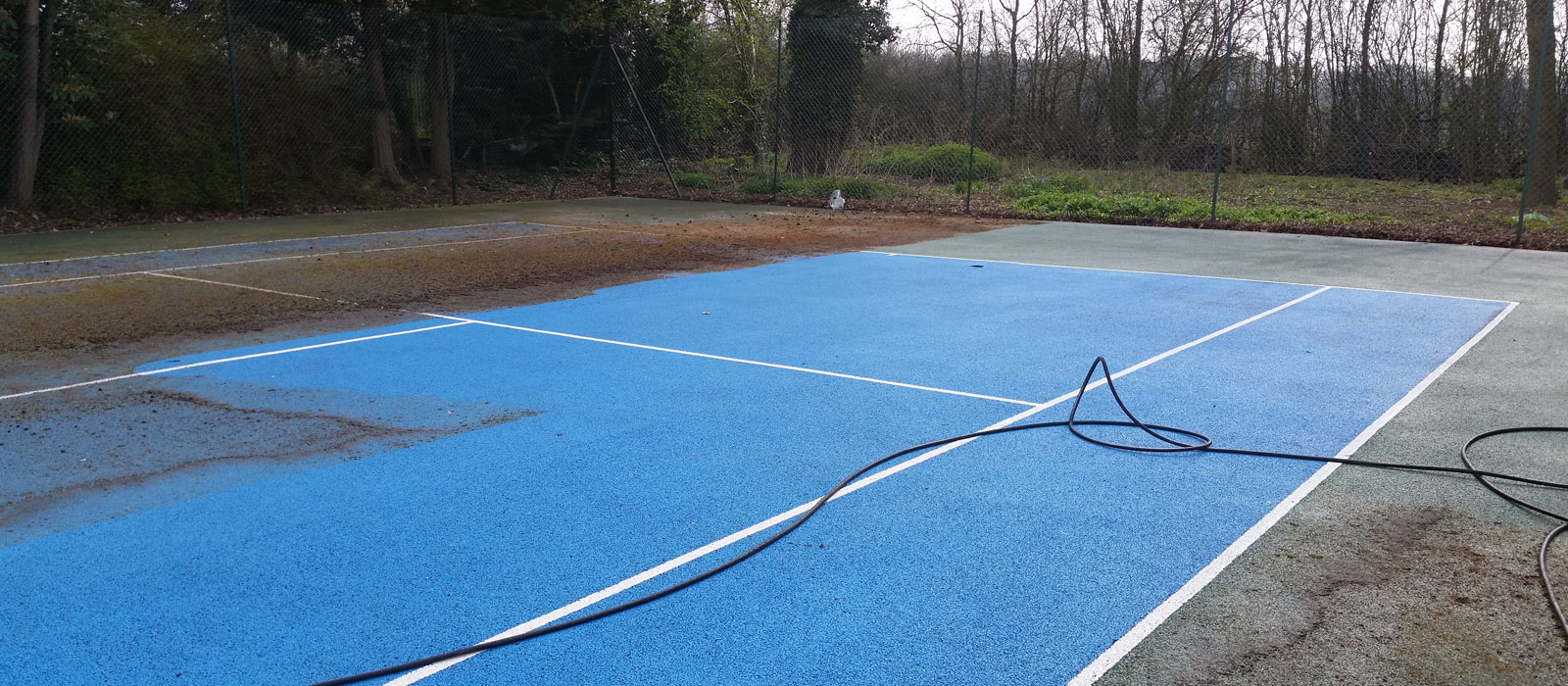 Tennis court Cleaning